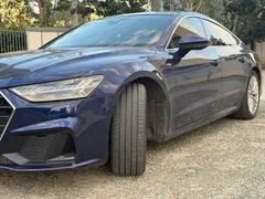 2021 Audi A7 45 TFSI, синий — фото 3