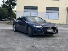2021 Audi A7 45 TFSI, синий — фото 4