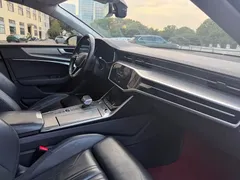 2021 Audi A7 45 TFSI, синий — фото 11