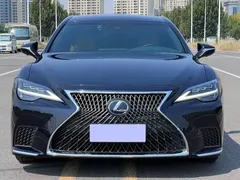 2021 Lexus LS 500h Excellence, синий — фото 2