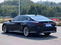 2021 Lexus LS 500h Excellence, синий — фото 7