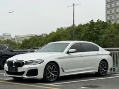 2022 BMW 5 Series 530Li Premium M Sport Package, белый — фото 1