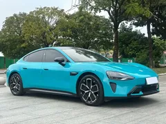 2024 Xiaomi SU7 RWD Long Range Smart Driving, синий — фото 3