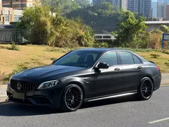 2019 Mercedes-Benz C-Class AMG C 63 S, чёрный — фото 1