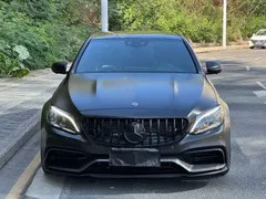 2019 Mercedes-Benz C-Class AMG C 63 S, чёрный — фото 2