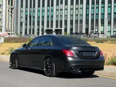 2019 Mercedes-Benz C-Class AMG C 63 S, чёрный — фото 5