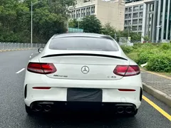 2019 Mercedes-Benz C-Class AMG C 43 4MATIC Coupe, белый — фото 4
