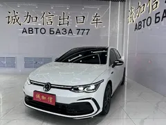 2021 Volkswagen Golf 280TSI DSG R-Line, белый — фото 1