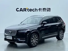 2021 Volvo XC90 7-seat, чёрный — фото 1