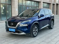 2021 Nissan X-Trail VC-Turbo 300 CVT 4WD Luxury, синий — фото 3
