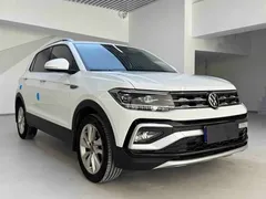 2022 Volkswagen T-Cross 280TSI DSG Comfort, белый — фото 3