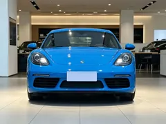 2020 Porsche 718 Cayman 2.0T, синий — фото 2