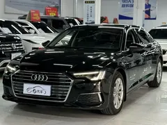 2021 Audi A6L 40 TFSI Luxury Elegant, чёрный — фото 1