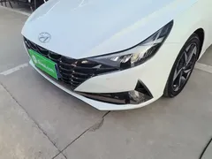 2022 Hyundai Elantra 1.5L CVT GLX Elite, белый — фото 24