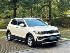 2022 Volkswagen T-Cross 1.5L AT Fashion, белый — фото 3
