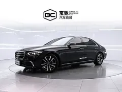2023 Mercedes-Benz S-Class S 400 L Luxury, чёрный — фото 1