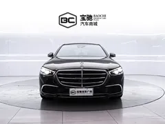 2023 Mercedes-Benz S-Class S 400 L Luxury, чёрный — фото 2