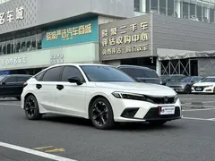 2023 Honda Civic Hatchback 240TURBO CVT, белый — фото 2