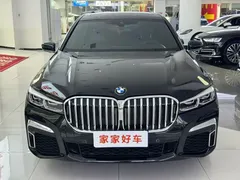 2021 BMW 7 Series 740Li Leading M Sport Package, чёрный — фото 2