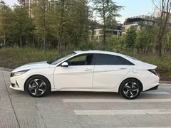 2021 Hyundai Elantra 1.5L CVT GLX Elite, белый — фото 5