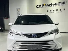 2021 Toyota Sienna 2.5L Hybrid Platinum, белый — фото 2