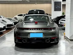 2020 Porsche 911 Targa 4 3.0T, зелёный — фото 2