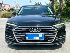 2021 Audi A8L 50 TFSI quattro Comfort, чёрный — фото 2