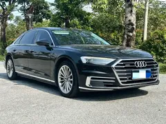 2021 Audi A8L 50 TFSI quattro Comfort, чёрный — фото 3