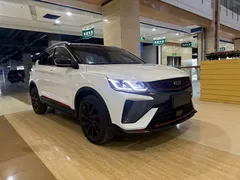 2021 Geely Coolray 1.4T DCT Diamond, белый — фото 3