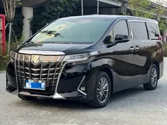 2021 Toyota Alphard Hybrid 2.5L Luxury, чёрный — фото 1