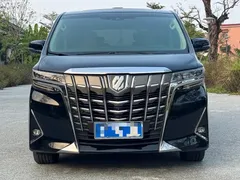 2021 Toyota Alphard Hybrid 2.5L Luxury, чёрный — фото 2