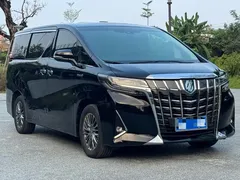 2021 Toyota Alphard Hybrid 2.5L Luxury, чёрный — фото 3