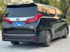 2021 Toyota Alphard Hybrid 2.5L Luxury, чёрный — фото 4