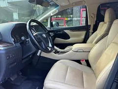 2021 Toyota Alphard Hybrid 2.5L Luxury, чёрный — фото 10