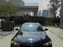 2023 BMW 3 Series 325Li M Sport Dark Night Package, чёрный — фото 1