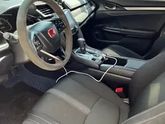 2021 Honda Civic Hatchback 220TURBO CVT, белый — фото 4