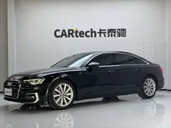2024 Audi A6L 45 TFSI Dynamic, чёрный — фото 1