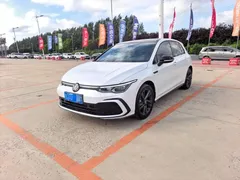 2021 Volkswagen Golf 280TSI DSG R-Line, белый — фото 1