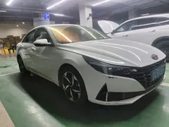 2021 Hyundai Elantra 1.5L CVT GLX Elite, белый — фото 2