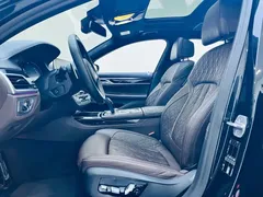 2021 BMW 7 Series 740Li Leading M Sport Package, чёрный — фото 6