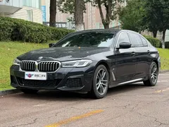 2021 BMW 5 Series 535Le PHEV Luxury Package, чёрный — фото 1