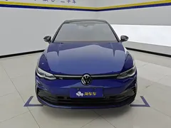 2021 Volkswagen Golf 280TSI DSG R-Line, синий — фото 2