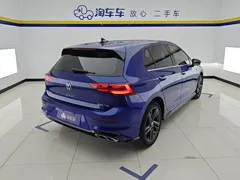 2021 Volkswagen Golf 280TSI DSG R-Line, синий — фото 3