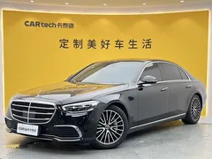 2023 Mercedes-Benz S-Class S 400 L Business, чёрный — фото 1
