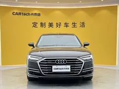 2021 Audi A8L 55 TFSI quattro Premium, чёрный — фото 3