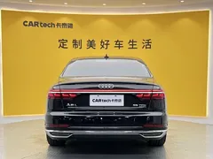 2021 Audi A8L 55 TFSI quattro Premium, чёрный — фото 5