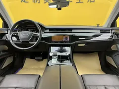 2021 Audi A8L 55 TFSI quattro Premium, чёрный — фото 41