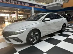 2023 Hyundai Elantra 1.5L CVT GLX Elite, белый — фото 3