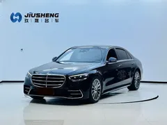 2023 Mercedes-Benz S-Class S 450 L 4MATIC, чёрный — фото 1