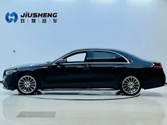 2023 Mercedes-Benz S-Class S 450 L 4MATIC, чёрный — фото 3